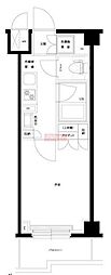 ルーブル仲六郷弐番館 1Kの間取図画像
