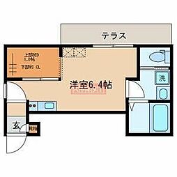 ClassyResidence ワンルームの間取図画像
