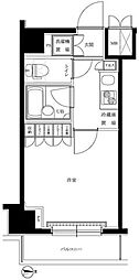 ルーブル川崎伍番館 1Kの間取図画像