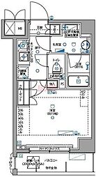 パティーナ大森 1Kの間取図画像