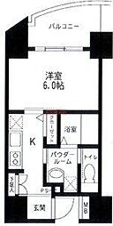 SKYPLAZA2 1Kの間取図画像