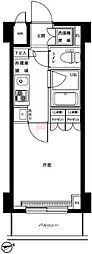 ルーブル川崎都町弐番館 1Kの間取図画像