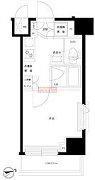 ルーブル羽田西 1Kの間取図画像
