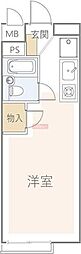 アーク雪ケ谷 ワンルームの間取図画像