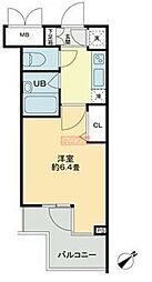 クロスレジデンス蒲田 1Kの間取図画像
