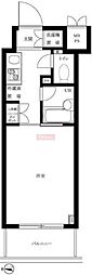 ルーブル蒲田壱番館 1Kの間取図画像