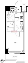 ルーブル川崎七番館 1Kの間取図画像