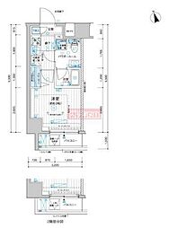 メインステージ川崎南幸町 1Kの間取図画像