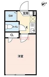 THEROOM'S ワンルームの間取図画像