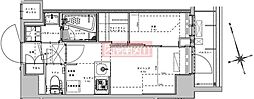 ASYLCOURT大森西 1DKの間取図画像