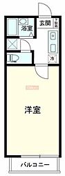 山王ハマセイホウ 1Kの間取図画像