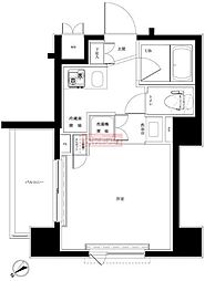 ルーブル横濱反町 1Kの間取図画像
