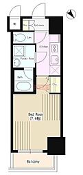 ドールマウスキャッスル 1Kの間取図画像