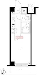 ルーブル蒲田六番館 1Kの間取図画像