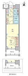 RJRプレシア千鳥 1LDKの間取図画像