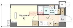 MAKESDesign川崎2 1Kの間取図画像