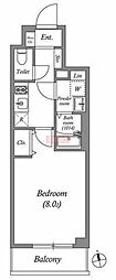 ルネサンスコート馬込 1Kの間取図画像