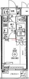 セジョリ蒲田 1Kの間取図画像