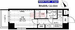 ステージファースト大森駅前 1Kの間取図画像