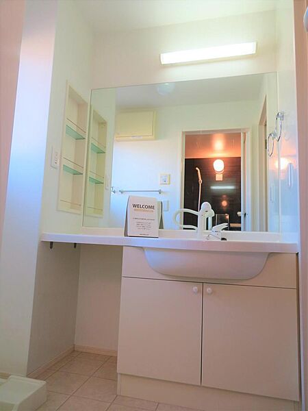 画像17:Dルームならではの大きな洗髪洗面化粧台です。