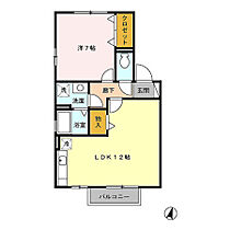 ピジョンコートＣ 102 ｜ 栃木県栃木市祝町（賃貸アパート1LDK・1階・45.42㎡） その2