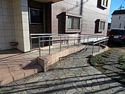 バリアフリーを考慮した入口です。