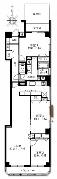 間取りを拡大表示