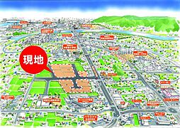 物件画像 売土地 夢咲プレミアムガーデン上中　III（全12区画）