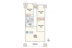 グランツ飯能クロスポイント 3LDKの間取図画像