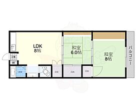 中善マンション  ｜ 大阪府大阪市東淀川区東中島４丁目（賃貸マンション2LDK・4階・40.20㎡） その2