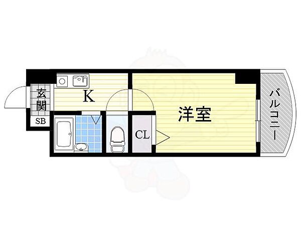 ノルデンハイム相川 ｜大阪府大阪市東淀川区南江口１丁目(賃貸マンション1K・2階・20.47㎡)の写真 その2