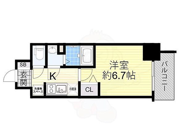 ArtizA淡路 ｜大阪府大阪市東淀川区淡路４丁目(賃貸マンション1K・11階・23.25㎡)の写真 その2