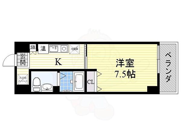 DO-Z ｜大阪府大阪市淀川区木川東３丁目(賃貸マンション1K・6階・25.50㎡)の写真 その2