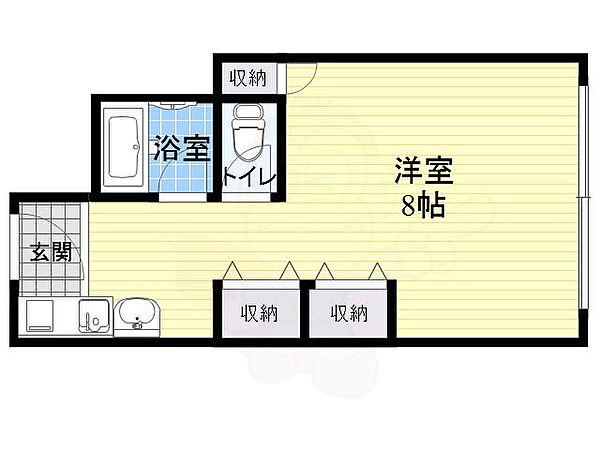 メゾン淀川 ｜大阪府大阪市淀川区西中島１丁目(賃貸マンション1R・7階・23.22㎡)の写真 その2