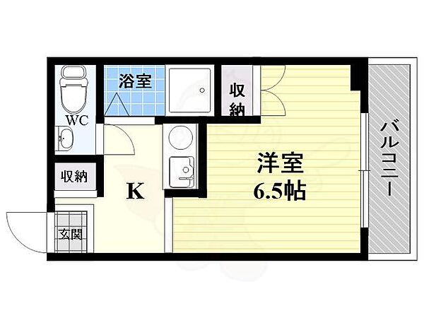 ウエストハイツ2 ｜大阪府大阪市東淀川区東淡路２丁目(賃貸マンション1K・2階・20.16㎡)の写真 その2