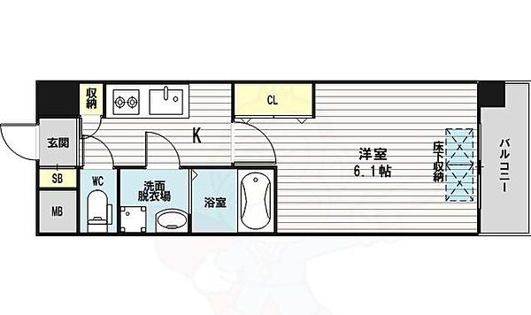 スプランディッド新大阪DUE ｜大阪府大阪市淀川区木川東２丁目(賃貸マンション1K・2階・22.92㎡)の写真 その2