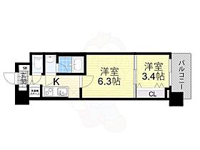 スプランディッド8  ｜ 大阪府大阪市淀川区加島３丁目（賃貸マンション2K・8階・30.00㎡） その2