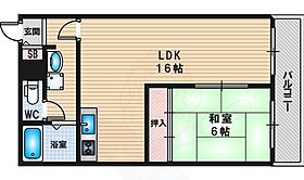 シャトー中尾  ｜ 大阪府大阪市淀川区宮原２丁目（賃貸マンション1LDK・5階・43.62㎡） その2