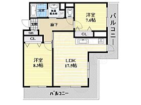 ユニティ北川口  ｜ 大阪府大阪市淀川区西中島１丁目（賃貸マンション2LDK・10階・81.57㎡） その2