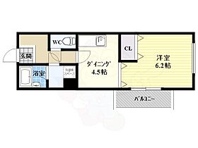 フリーフラット淡路 203 ｜ 大阪府大阪市東淀川区西淡路３丁目（賃貸マンション1DK・2階・33.45㎡） その2