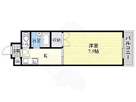 プロスパービレッジ  ｜ 大阪府大阪市東淀川区豊里５丁目（賃貸マンション1K・4階・24.50㎡） その2