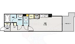 新居マンション ワンルームの間取図画像
