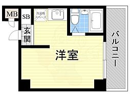 ベルメゾンステラ ワンルームの間取図画像