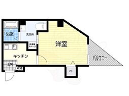 ハイツアスク 1Kの間取図画像