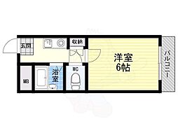 ローレルハイツウエハラ 1Kの間取図画像
