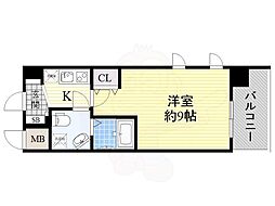CASSIAJUSO 1Kの間取図画像