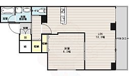 大幸ロイヤルA4 1LDKの間取図画像