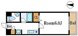 Periode 1Kの間取図画像