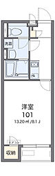 レオネクストSAKAE西淡路 1Kの間取図画像