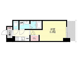 東三国Noah 1Kの間取図画像